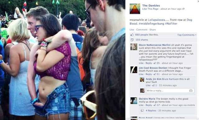 Couple Caught on Camera Fooling Around at Lollapalooza